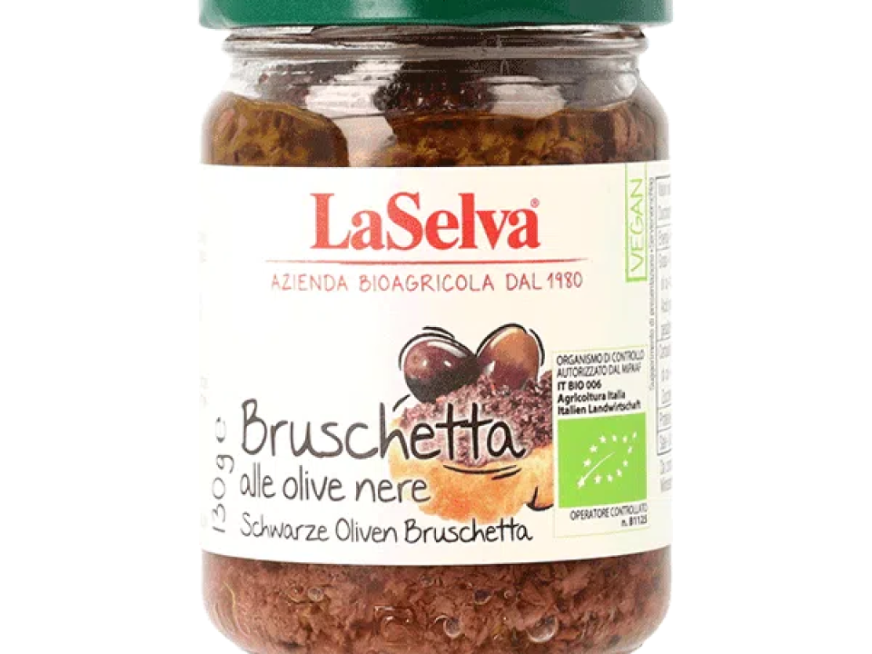 Bruschetta alle olive nere - LA SELVA -0.130 Kg/Lt