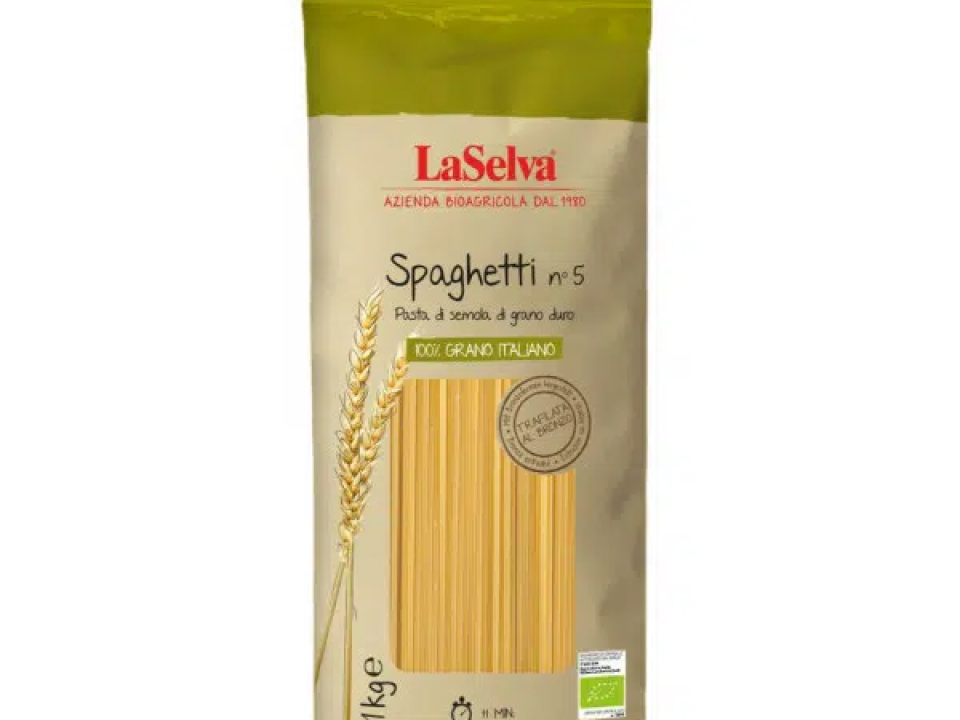 Spaghetti di grano duro toscano BIO - LA SELVA -0.500 Kg/Lt