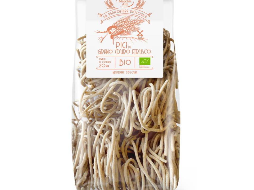Pici di Grano Duro Etrusco - LE MACCHIE ALTE -0.500 Kg/Lt
